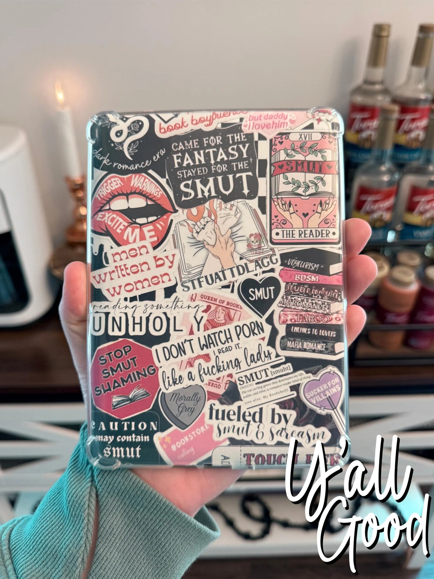 Spicy BookTok Kindle Insert: Dark Romance Collage for Smut Lovers