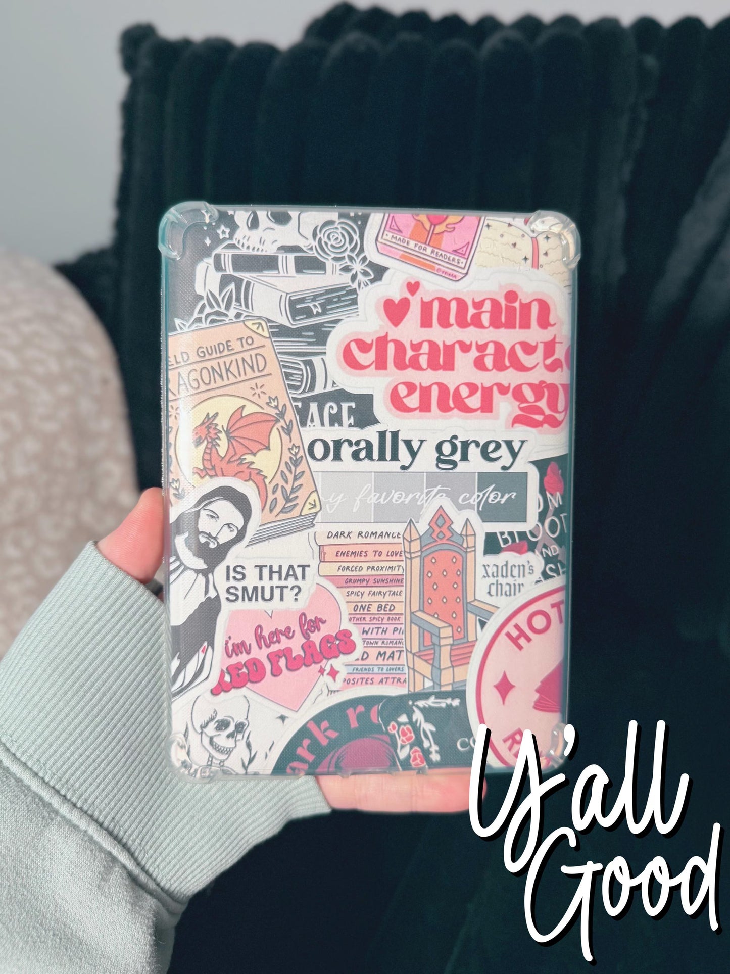 Dark Romance Booktok Kindle Inserts , Kindle Accessories , Morally Grey , Smut Collage