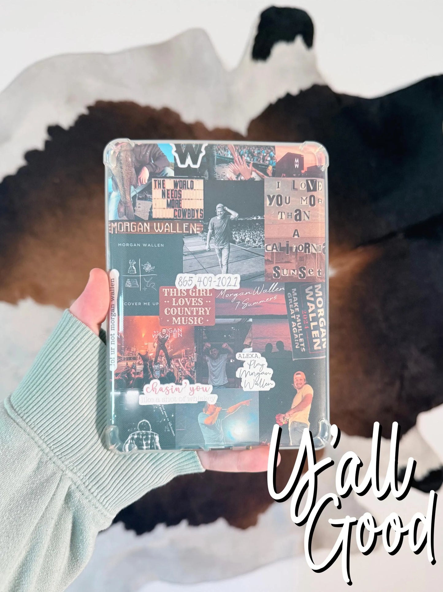 Morgan Wallen Kindle Insert, Country, Book Lover