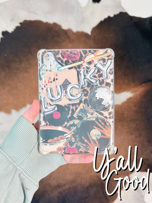 Western Cheetah Kindle Insert, LUCKY, Kindle Accessories